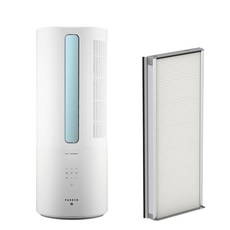 파세코 17㎡(5.2평형) 싱글인버터 창문형 에어컨 방문설치, PWA-3200WH(아쿠아블루), 기본+모헤어 추가키트98cm