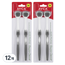 AVCA 雙效刮舌器 2入, 12套