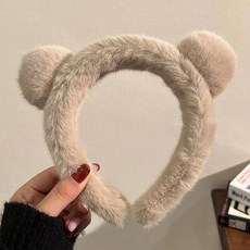 Eumes 粉絲見面會款 柔軟小熊髮箍, 米色, 1個