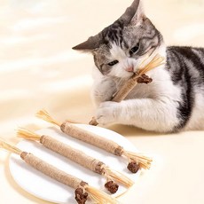 딩동펫 고양이 마따따비 스틱 깃털 옥수수잎 장난감 3종 세트, 혼합색상, 1세트