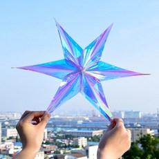 joyparty 全息六角星 3入, 混合色