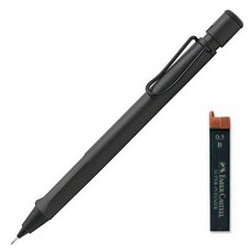 LAMY safari 霧黑色自動筆+筆芯, 0.5mm, 1組