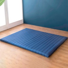 아지오텍스 서포트슬립 메모리폼 토퍼 매트리스, 다크블루, 5cm