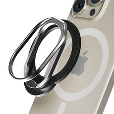 HIGHON Handy MagSafe 自由旋轉智慧支架 04, 黑色