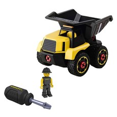 STANLEY Jr. 組裝工程車 ST-TT001-SY 3歲以上, 砂石車 黑色 + 黃色, 1組