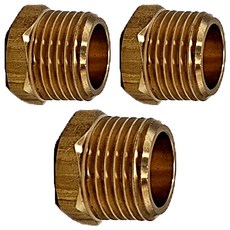 新多多小舖 四分外牙轉二分內牙轉接頭 3個一組, 水龍頭轉接頭, 1組, 四分外牙轉二分內牙