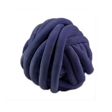 알로데 벨벳 자이언트얀 DIY 빅 망고 뜨개실 250g, 1개, 10 네이비