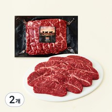미국산 프라임 부채살 구이용 (냉장), 1kg, 2개