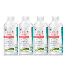 DulyAloe 藤黃果蘆薈凝膠原味倍孅飲, 1L, 4瓶