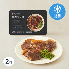 하남돼지집 양념 돼지 목전지 구이 (냉동), 500g, 2개
