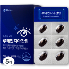 휴온스 루테인 지아잔틴, 30정, 5개