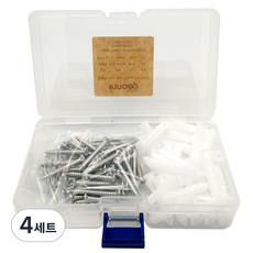 이노공구 칼블럭 화이트 + 일반나사 세트, 4세트