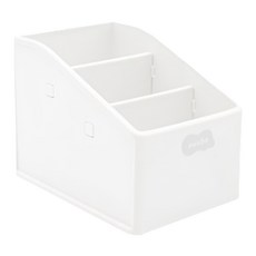 YAMADA 山田化學 3342 三格筆座 白色, 1入