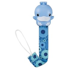 KU.KU Duckbill 酷咕鴨 造型奶嘴織帶夾+收藏盒, 深藍琉璃, 1入