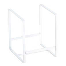 블럭마트 심플 스텐 접시꽂이 접시정리대, 1개, 화이트