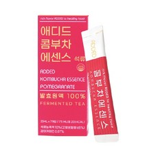 ADDED 石榴康普茶沖泡飲隨身包, 25ml, 7條, 1盒