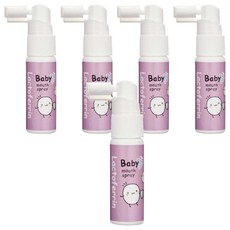 KU.KU Duckbill 酷咕鴨 寶寶乳鐵蛋白潔牙噴霧 含益生菌 木醣醇成分 降低蛀牙風險 食用級原料, 20ml, 5瓶