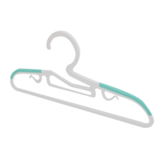 HAPPYHOME 嬰兒防滑衣架, 白薄荷色, 50個
