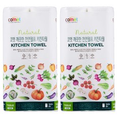 comet 潔淨原生紙漿廚房紙巾, 150張, 16捲