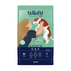 윌로펫 전연령 강아지 뉴트리탑 소프트 기능성 사료, 닭, 1.2kg, 1개
