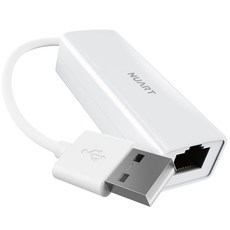 누아트 USB A타입 랜젠더 이더넷 유선 랜카드 어댑터 케이블, 1개