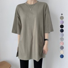 더보느 휘뚜루 루즈핏 빅사이즈 통기성 반팔 티셔츠