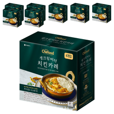 쉐푸드 생크림 버터 치킨 카레 4p, 680g, 8개