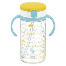 Richell 利其爾 AQ Mug系列 戶外水杯, 320ml, 黃色, 1個