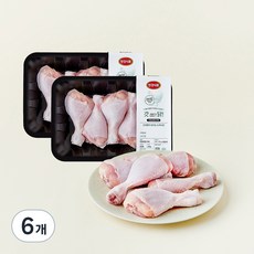 무항생제 인증 갓잡은 닭 북채 (냉장), 400g, 6개