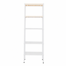dayneeds 日需百備 松木 烤漆五層架 木板層架 收納層架 展示架 層架 鐵架, 白色, 五層