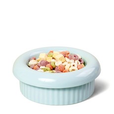 보울보울 미니견 먼치킨 밥그릇 헬로 도넛볼 3종 세트 국산 7cm, 스카이블루, 1세트