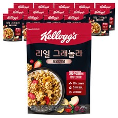 켈로그 리얼 그래놀라 오리지널 시리얼, 400g, 15개