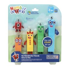 hand2mind Numberblocks 數字積木一到五公仔5件組 IN95356, 1套