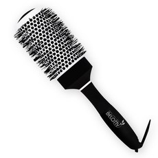 BELOTTY 鬃毛美髮圓梳 S號 33mm, 黑白色, 1組