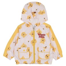 Disney 迪士尼 baby 維尼與好朋友們 全版印花化纖夾克