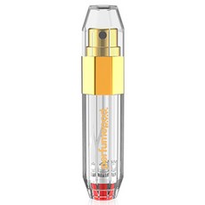 TRAVALO Perfume Pod 水晶按壓式可填充便攜香水瓶 5ml, 1個, 金色