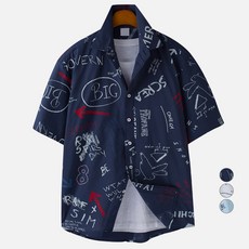 GHOST REPUBLIC 男款寬鬆短袖襯衫 MSH-5S21