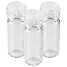 日本 echo 玻璃磨鹽罐100ml, 100ml, 3入