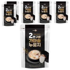 심플잇 2번구운 가마솥 누룽지, 1kg, 6개