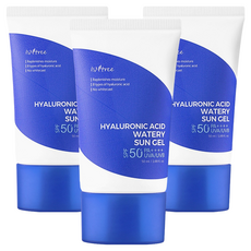 이즈앤트리 히아루론산 워터리 선 젤 SPF50+ PA++++, 50ml, 3개