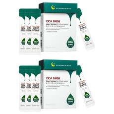 Farm stay 植物莊園 積雪草夜間護理晚安面膜 4ml, 20片, 2盒