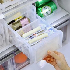 STORYG Changsin Living Sense冰箱透明抽屜收納盒 A型, 透明