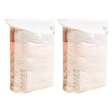 小麥購物 免抽氣真空壓縮袋 G614 立體款, 2個裝, 2組