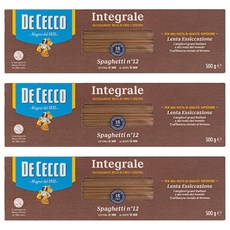 DE CECCO 得科 全麥義大利麵, 500g, 3個