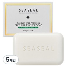 씨실 인산가 밤부솔트 프리미엄 에센스 솝 미용비누, 100g, 5개입