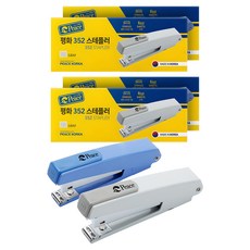 Peace Tools 釘書機 352 2種套組, 灰色+藍色, 2套