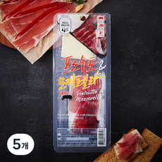 존쿡델리미트 샤퀴테리 스낵팩 프로슈토 & 모짜렐라, 42g, 1개입, 5개