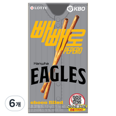 빼빼로 초코필드 KBO 한화 이글스, 53g, 6개