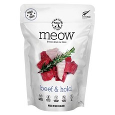 NZ Natural MEOW貓咪冷凍乾燥生食餐, 牛肉 + 鱈魚, 50g, 1包