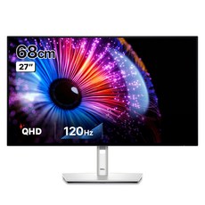 델 QHD 울트라샤프 IPS Black 120Hz 허브 모니터, 68cm, U2724DE